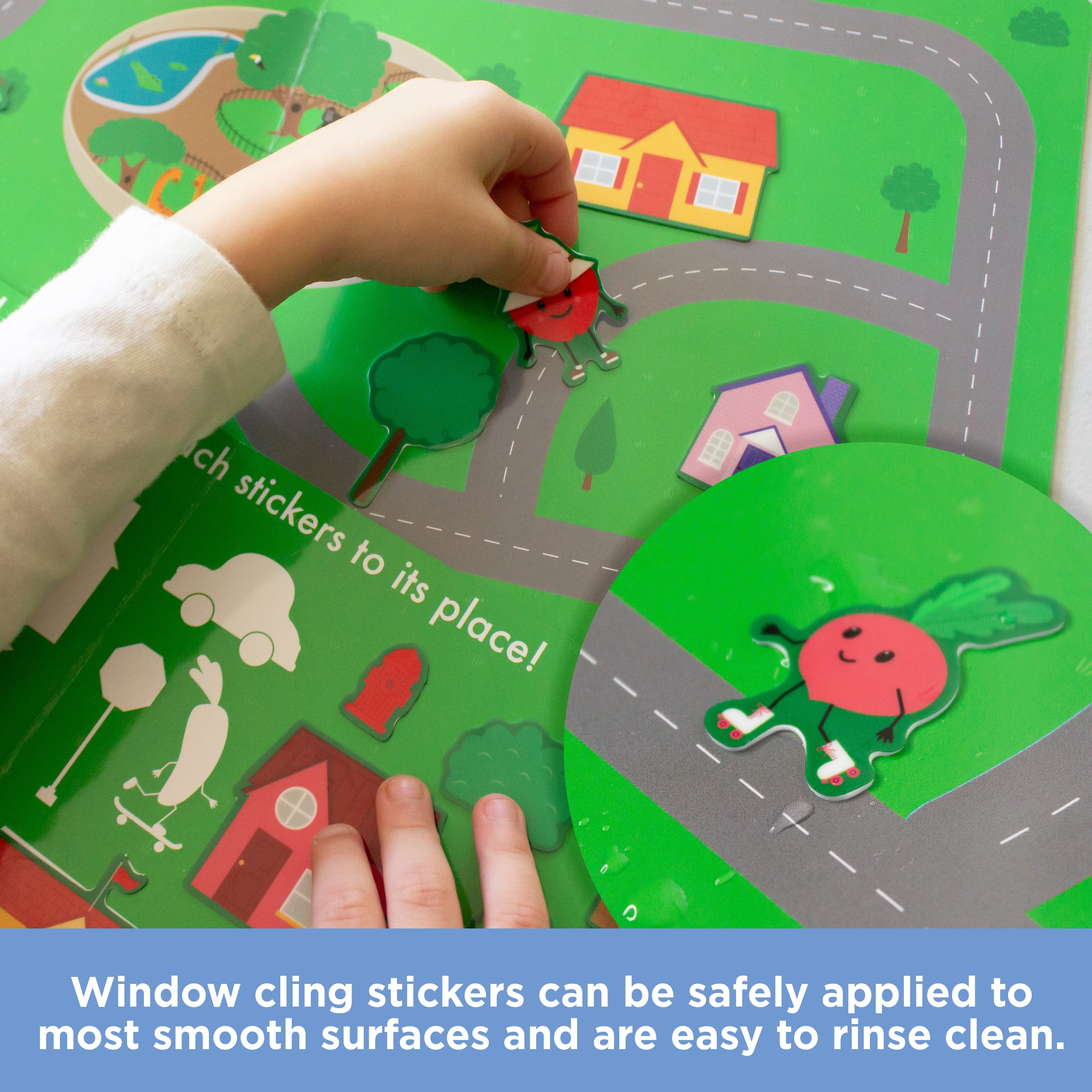 Avi's Adventures In The City Reusable Sticker Book + Marker Set (ages 3+)