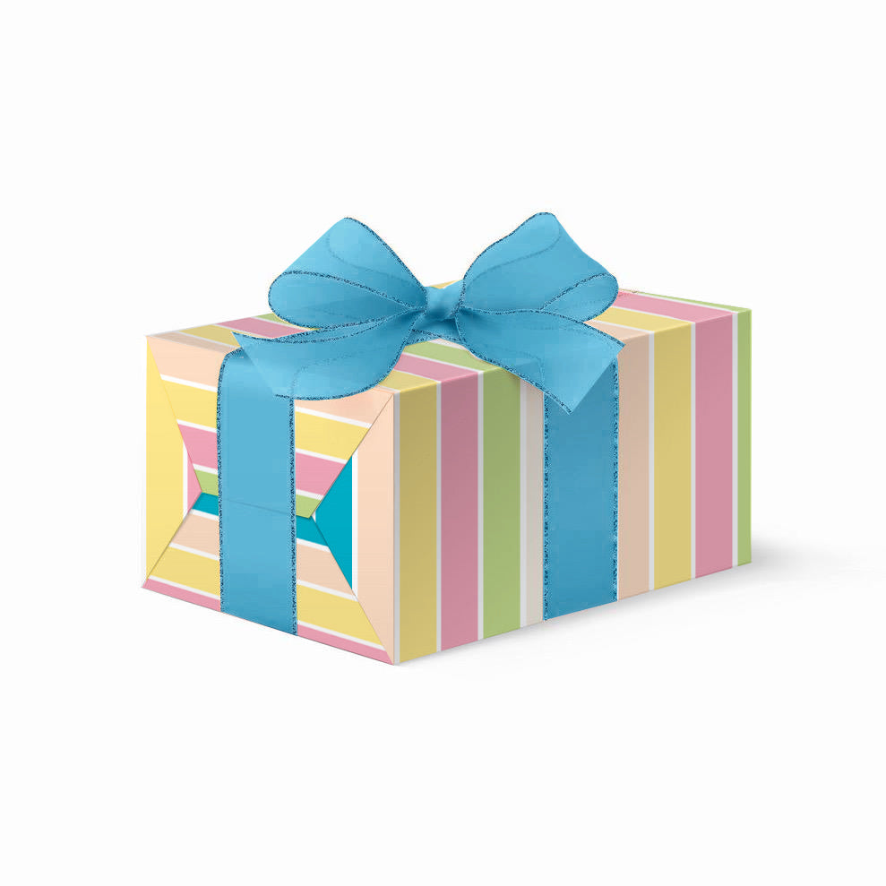 BapronBaby Striped Gift Wrap Wrapping Paper (3-Sheets)