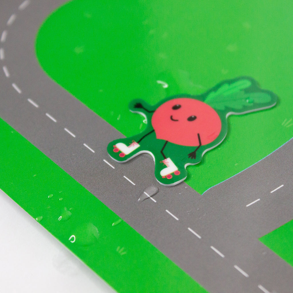 Avi's Adventures In The City Reusable Sticker Book + Marker Set (ages 3+)