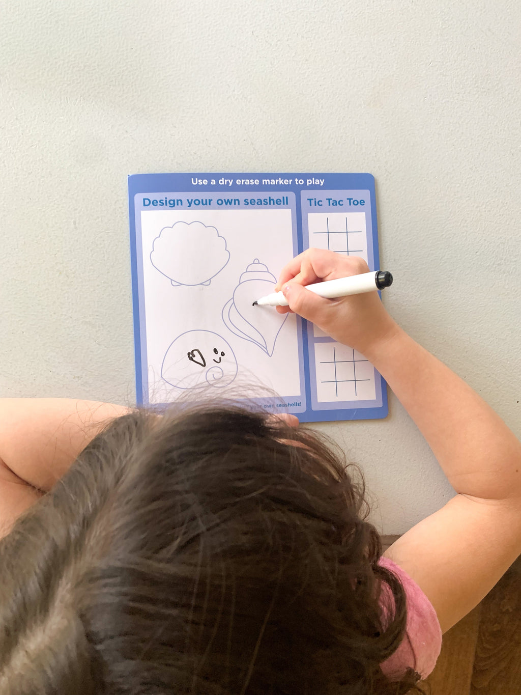 Avi's Adventures Under The Sea Reusable Sticker Book + Marker Set (ages 3+)