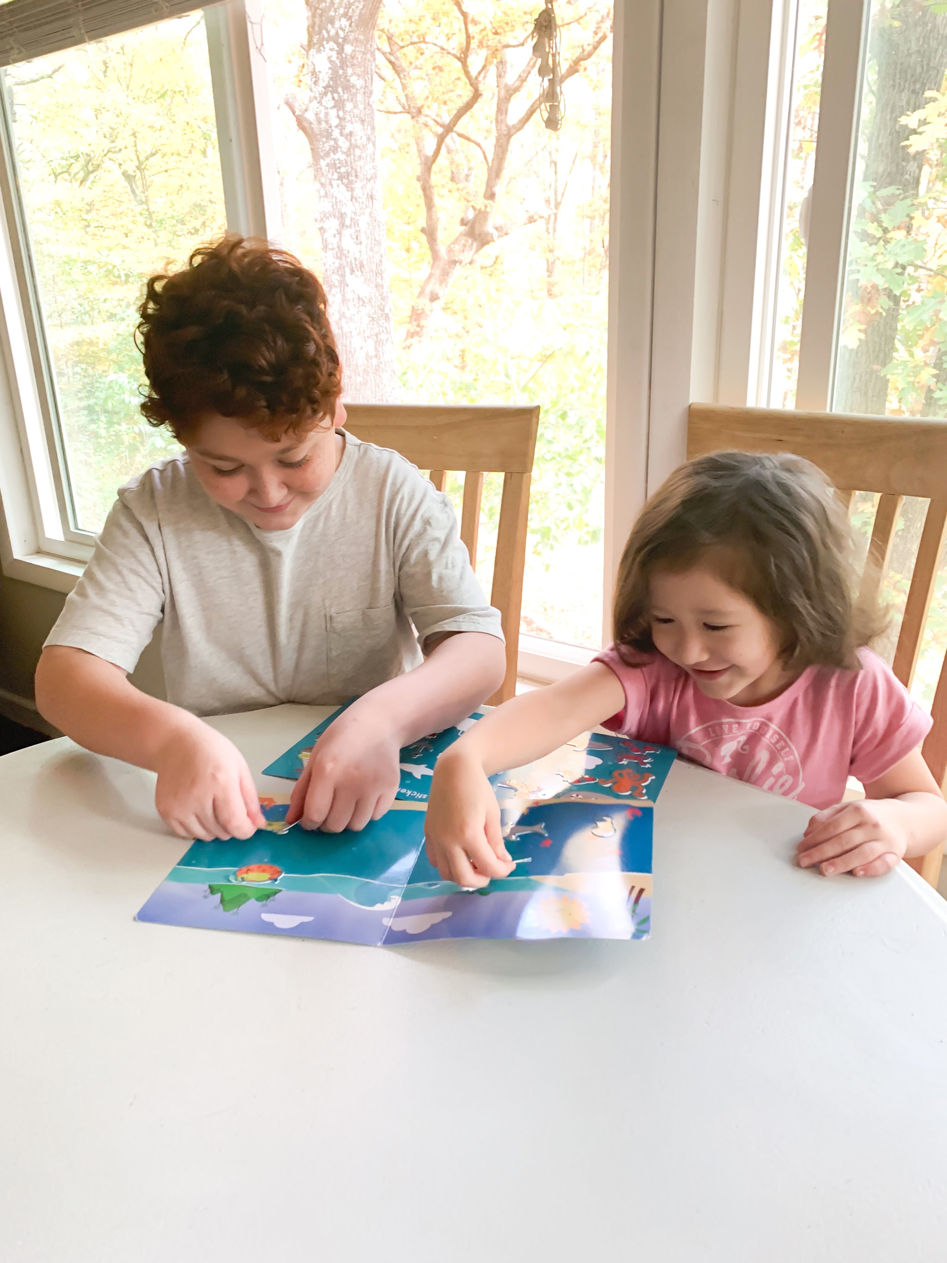 Avi's Adventures Under The Sea Reusable Sticker Book + Marker Set (ages 3+)