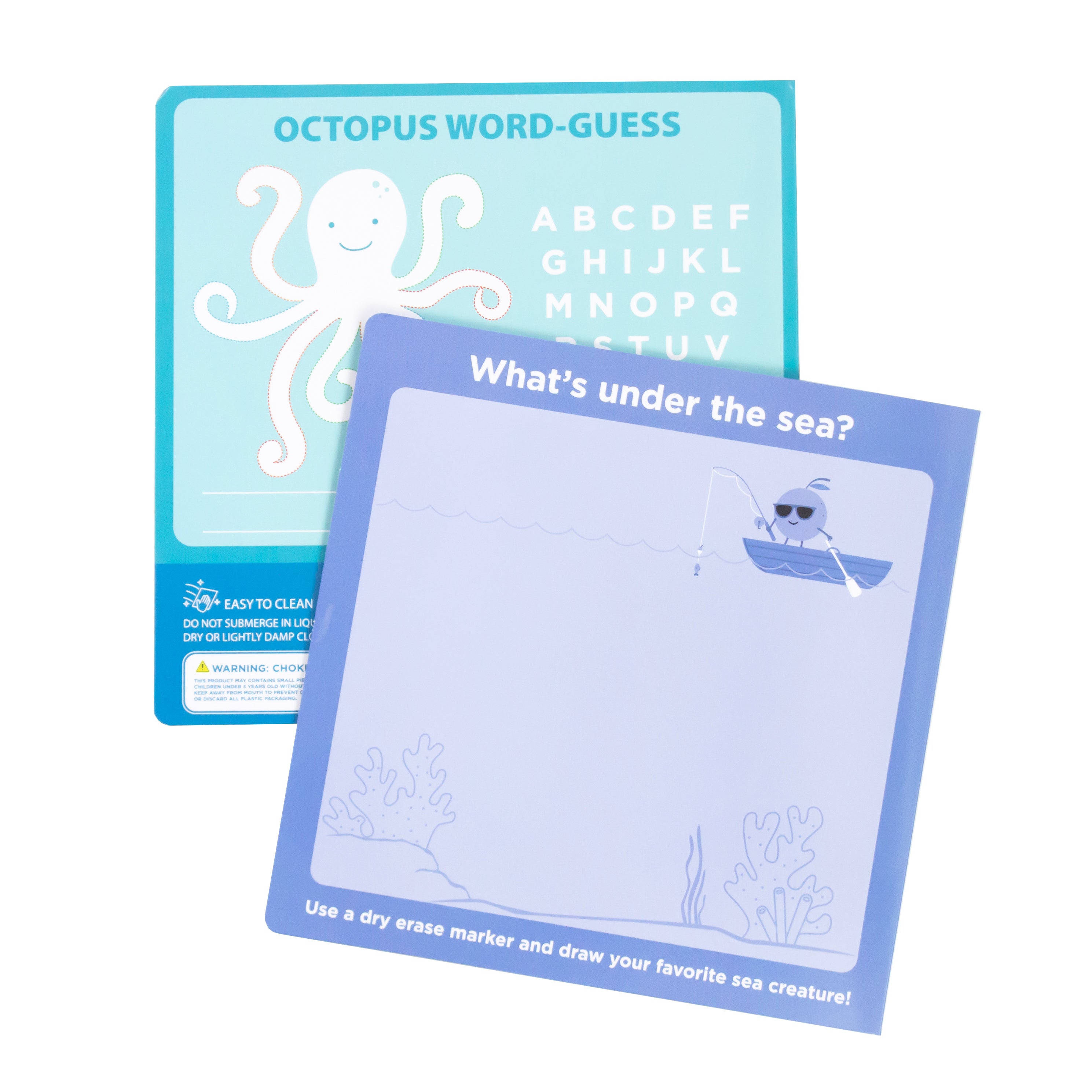 Avi's Adventures Under The Sea Reusable Sticker Book + Marker Set (ages 3+)