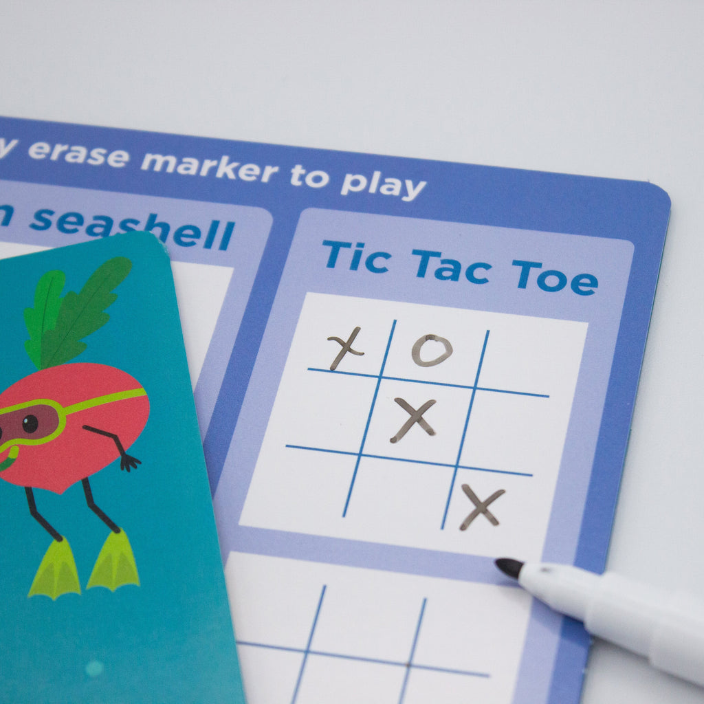 Avi's Adventures Under The Sea Reusable Sticker Book + Marker Set (ages 3+)