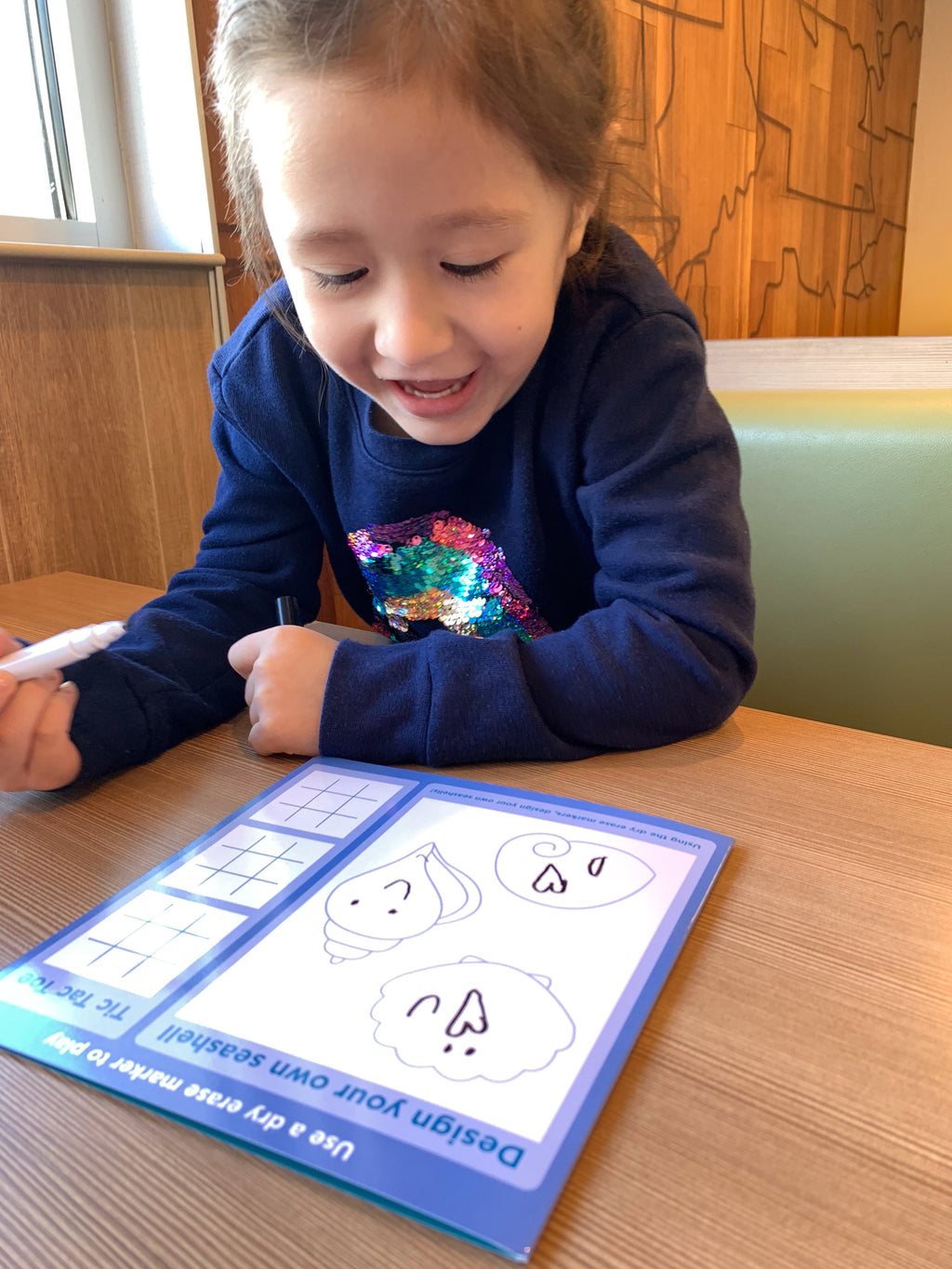 Avi's Adventures Under The Sea Reusable Sticker Book + Marker Set (ages 3+)