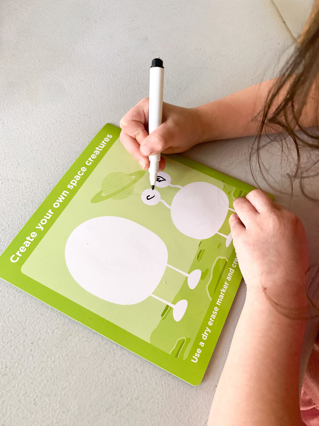 Avi's Adventures In Space Reusable Sticker Book + Marker Set (ages 3+)