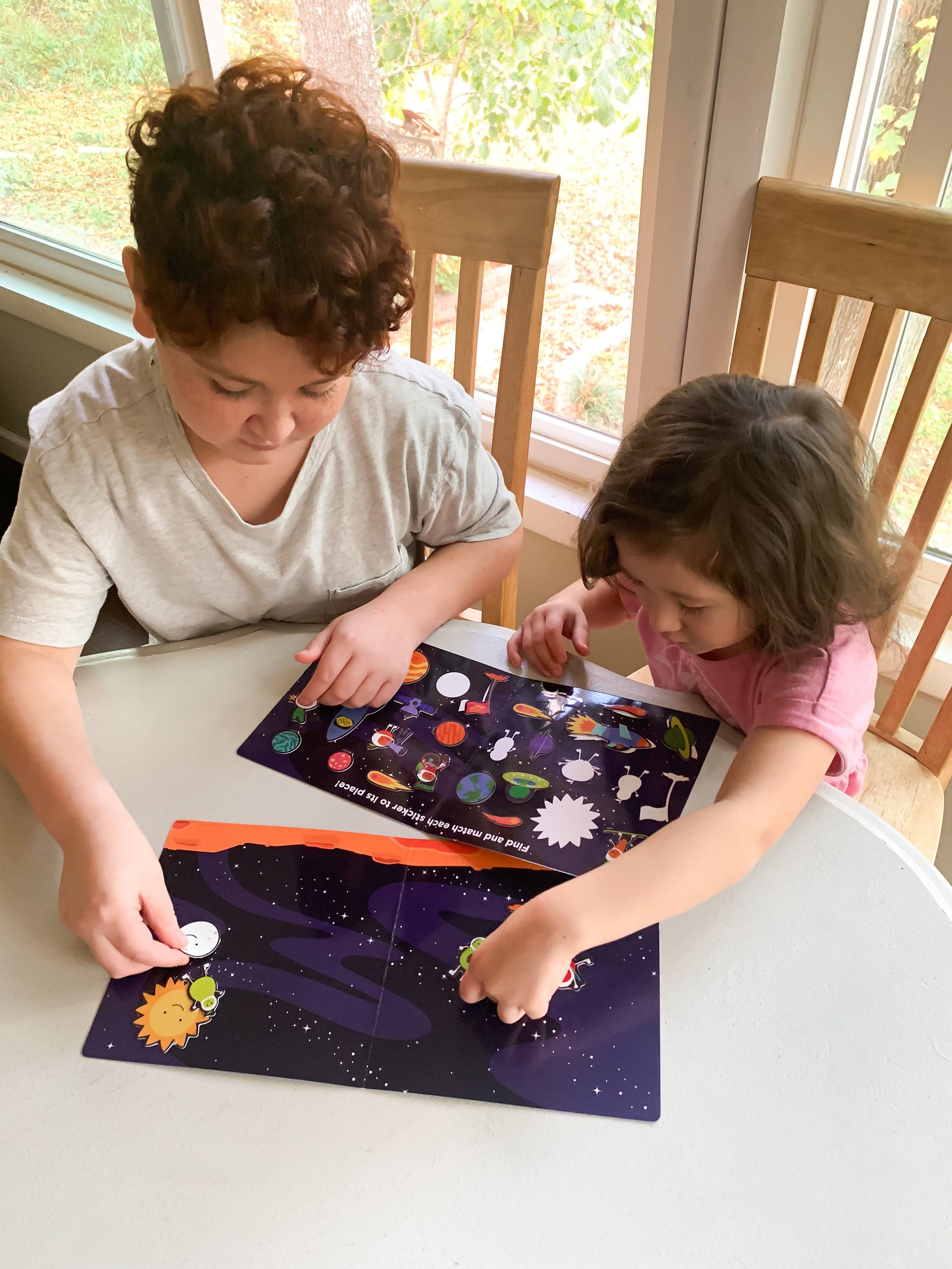 Avi's Adventures In Space Reusable Sticker Book + Marker Set (ages 3+)
