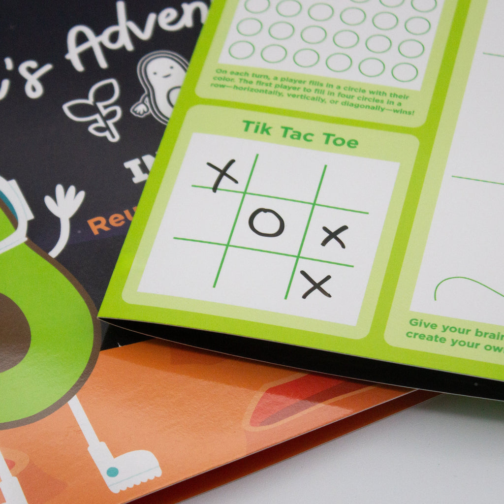 Avi's Adventures In Space Reusable Sticker Book + Marker Set (ages 3+)