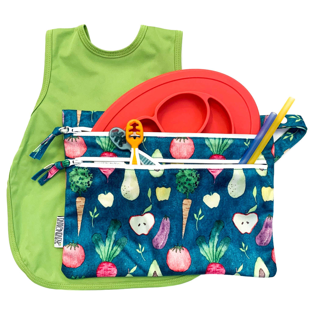 Organic Produce - Waterproof Wet Bag (For mealtime, on-the-go, and more!)